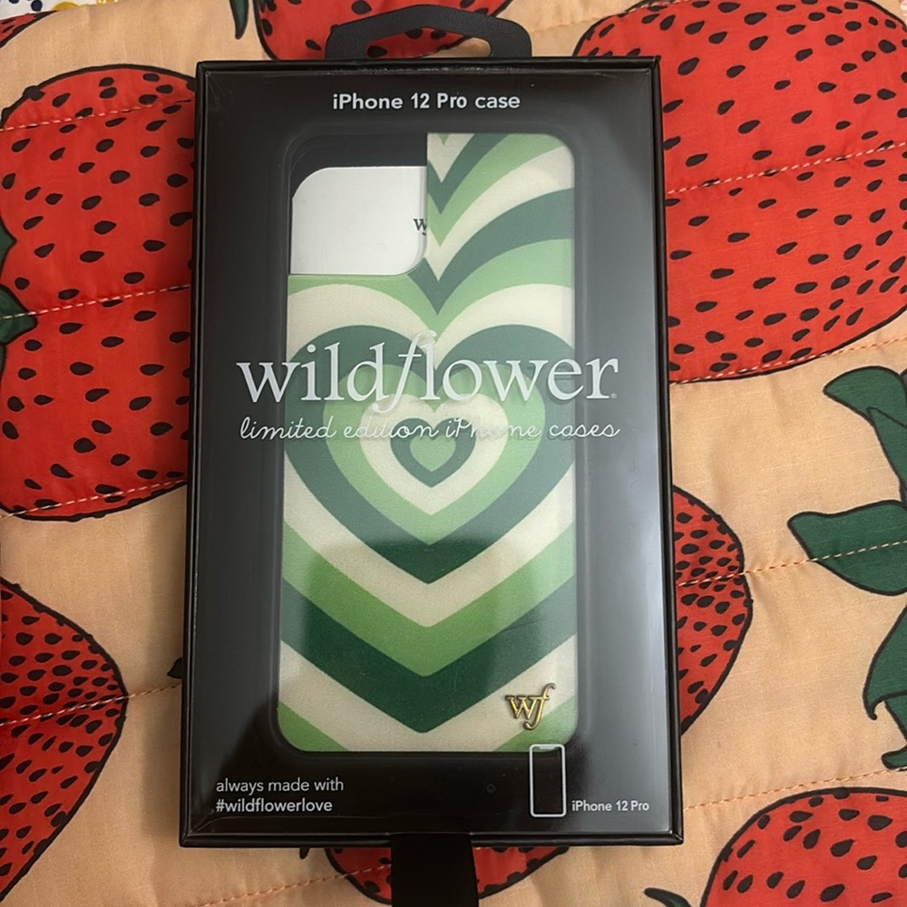 matcha latte love wildflower case- iPhone 12/12 Pro